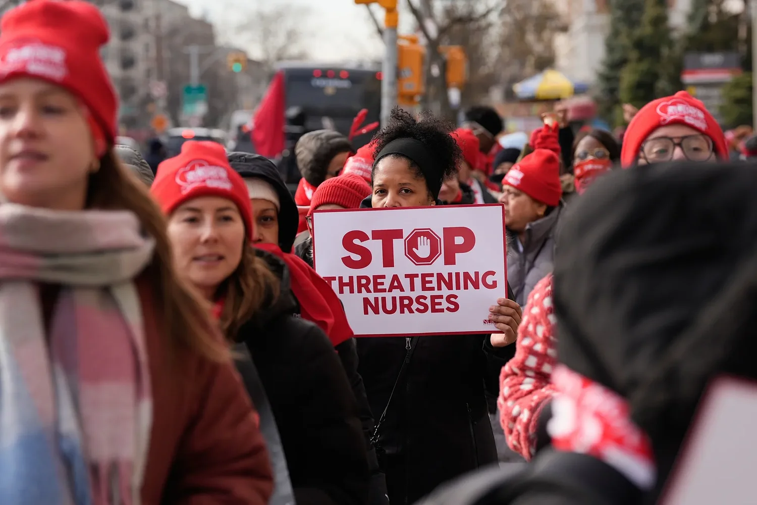 Nurses Hold the Line for Workplace Safety