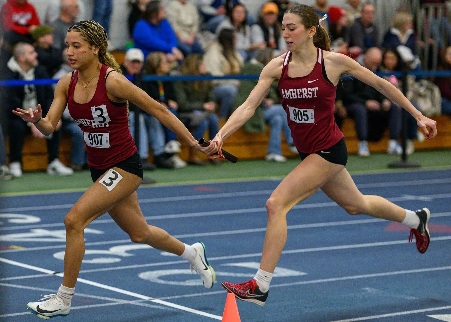 MIAA outdoor track and field: Amherst girls fall just short of repeating as Div. 4 champions