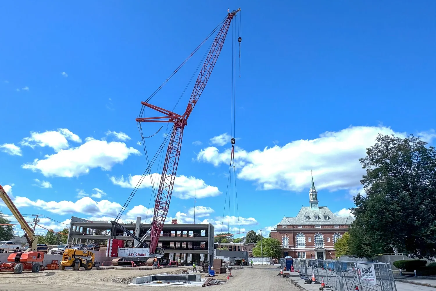Construction underway on legislative parking garage