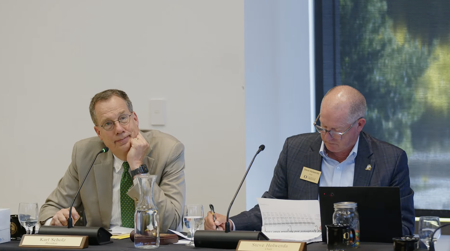 Projected budget deficit takes center stage at UO trustees meeting