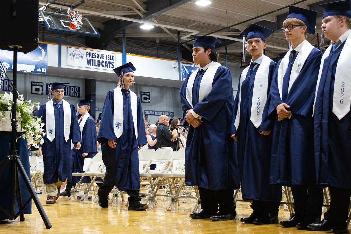 Presque Isle High School honors 124 graduates