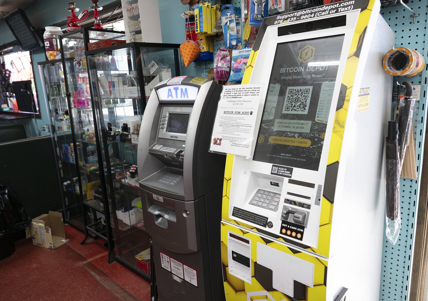 Rising crypto ATM scams raises alarm on Beacon Hill, as South Hadley moves  to ban machines - Daily Hampshire Gazette