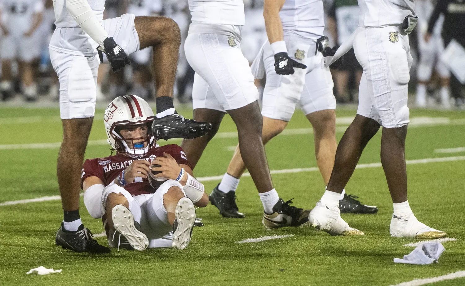 Rock bottom: UMass football faces tough road ahead after shocking 27-26 loss to FCS Bryant