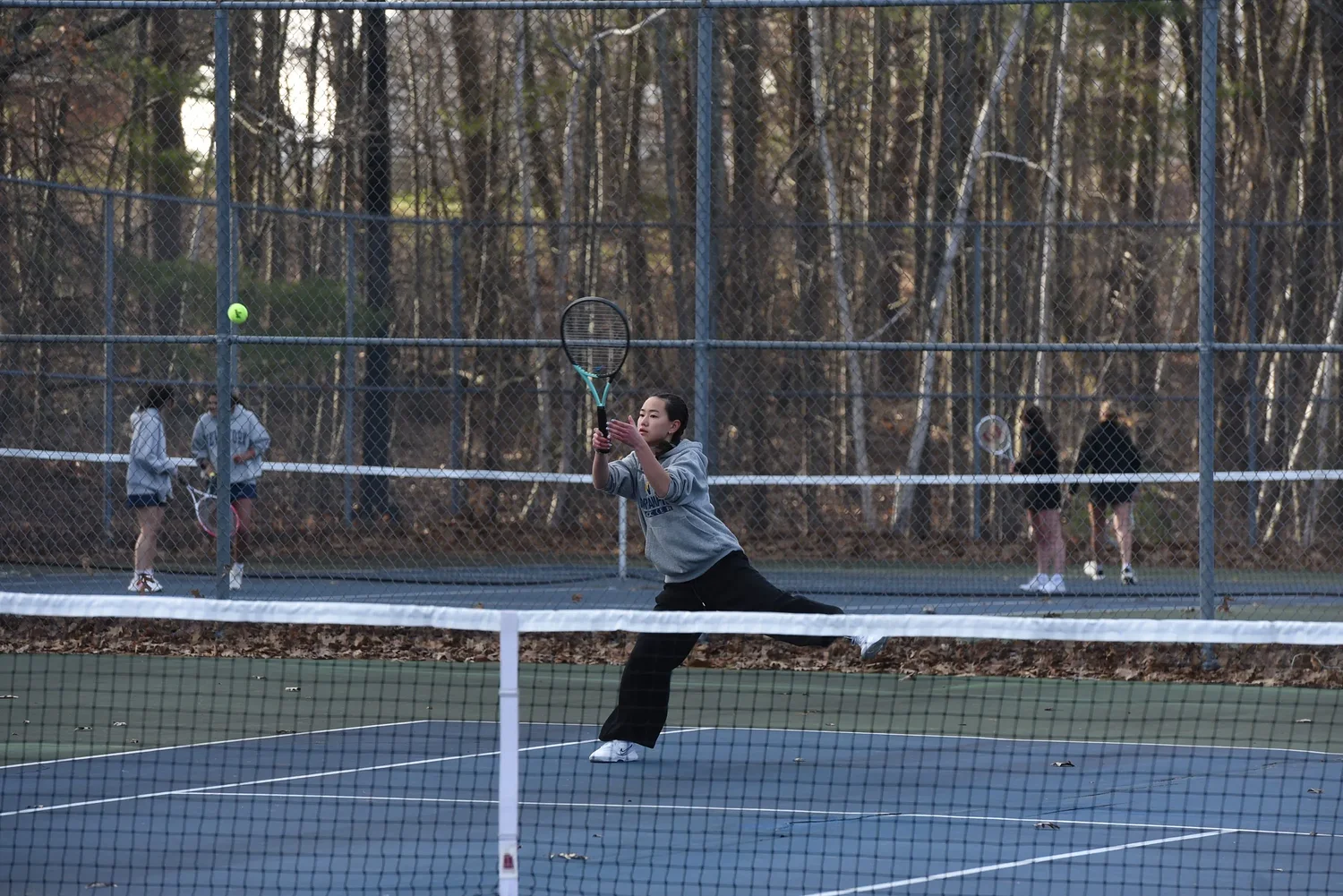 H.S. Roundup: Chiara Ohm steps up for Northampton girls tennis in tight win at Belchertown