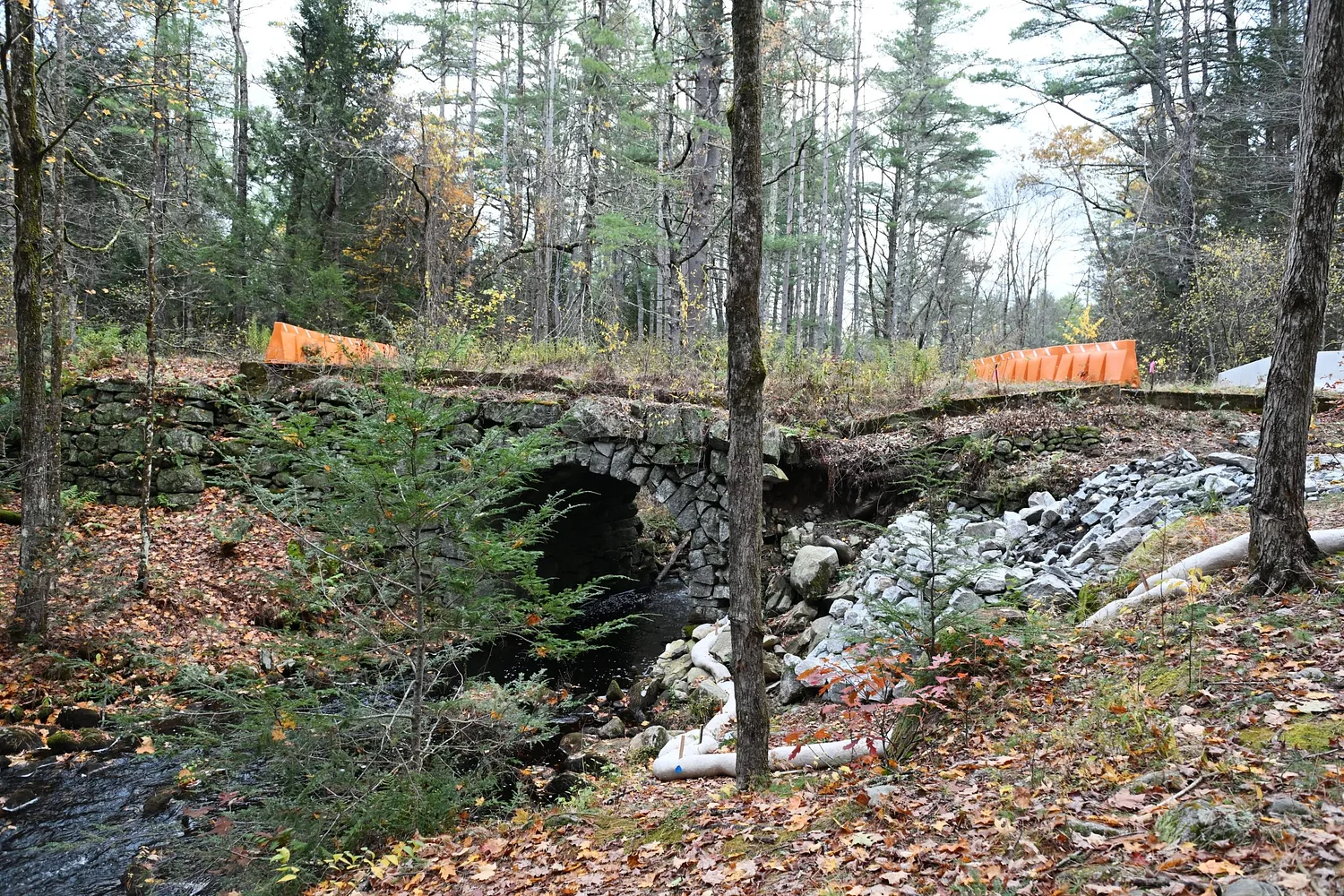 Work begins at historic Keystone Bridge in New Salem