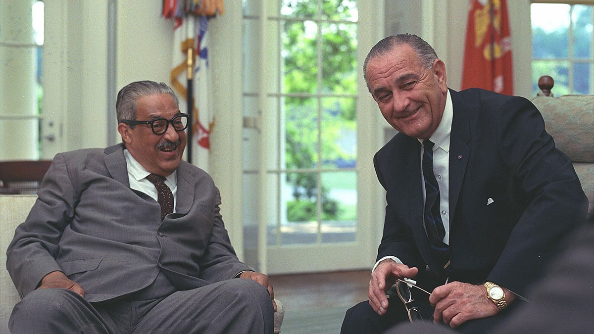 1991: Thurgood Marshall announced retirement