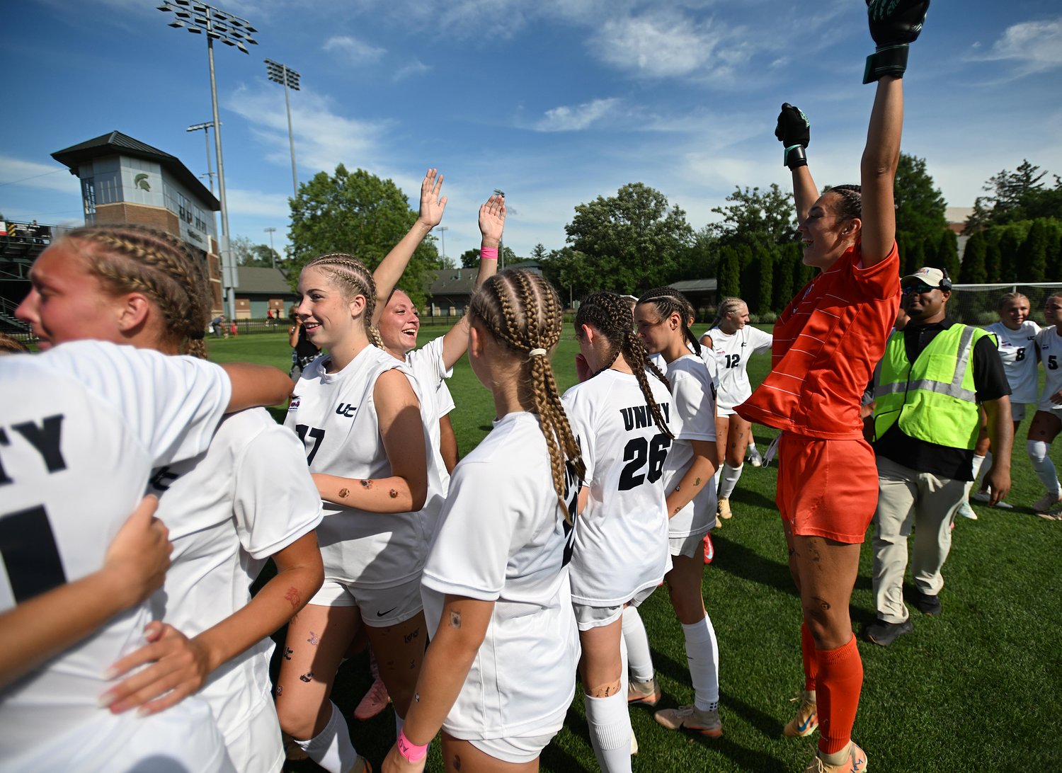 Record-tying shutout gives Unity Christian 14th girls soccer state championship