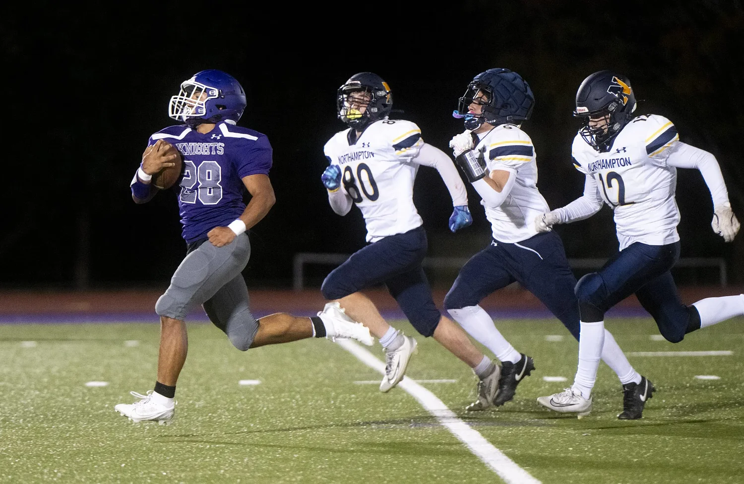 High school football: Holyoke’s running game shines in 32-12 win over Northampton