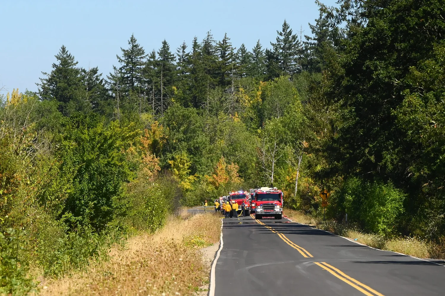 Willow Creek-area brush fire quickly brought under control