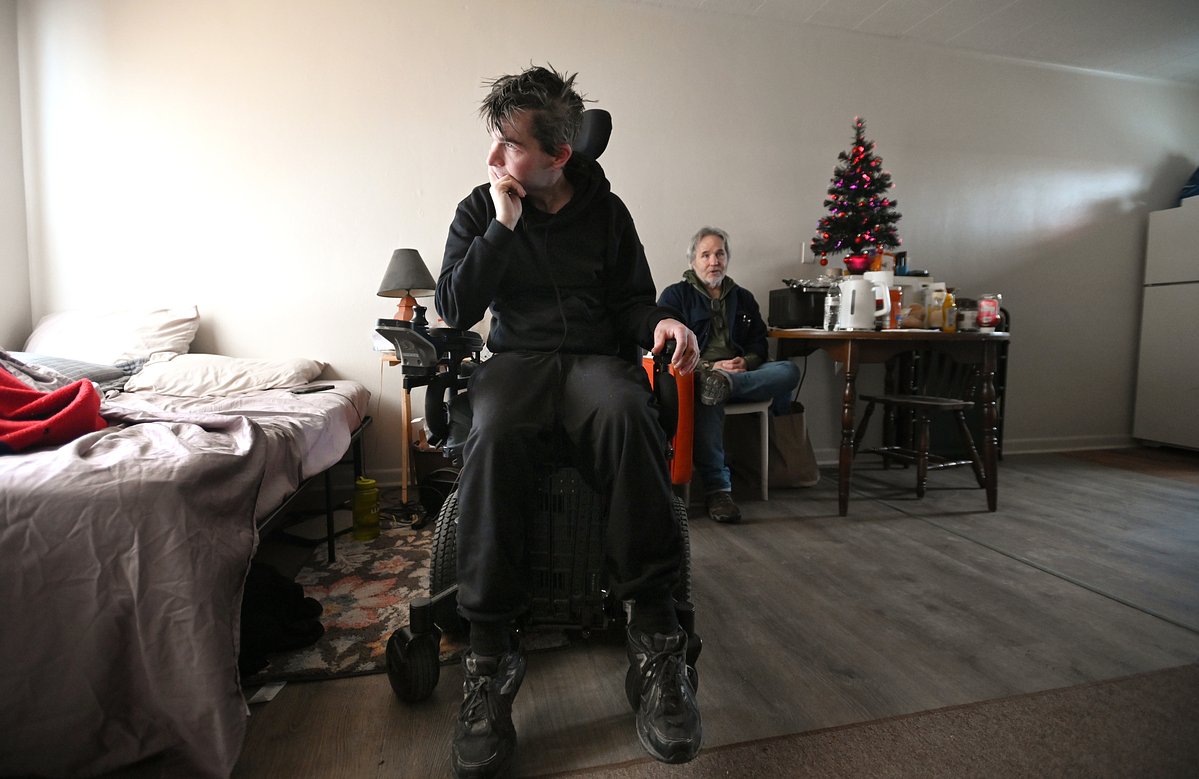 A Bangor man is racing against his disease to find a safe place to live