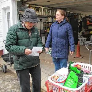 HOMETOWN HEROES: Fern Niemi of Greenville is a force behind the St. Vincent de Paul Food Pantry