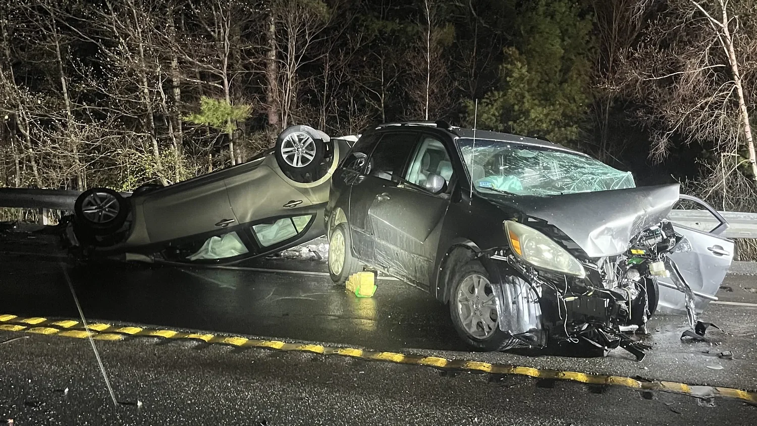 Impaired New Jersey man arrested following multiple crashes on Spaulding Turnpike