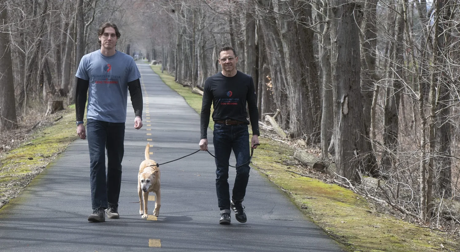 A new leash on life: Hadley father leaves corporate world to start dog training business with son