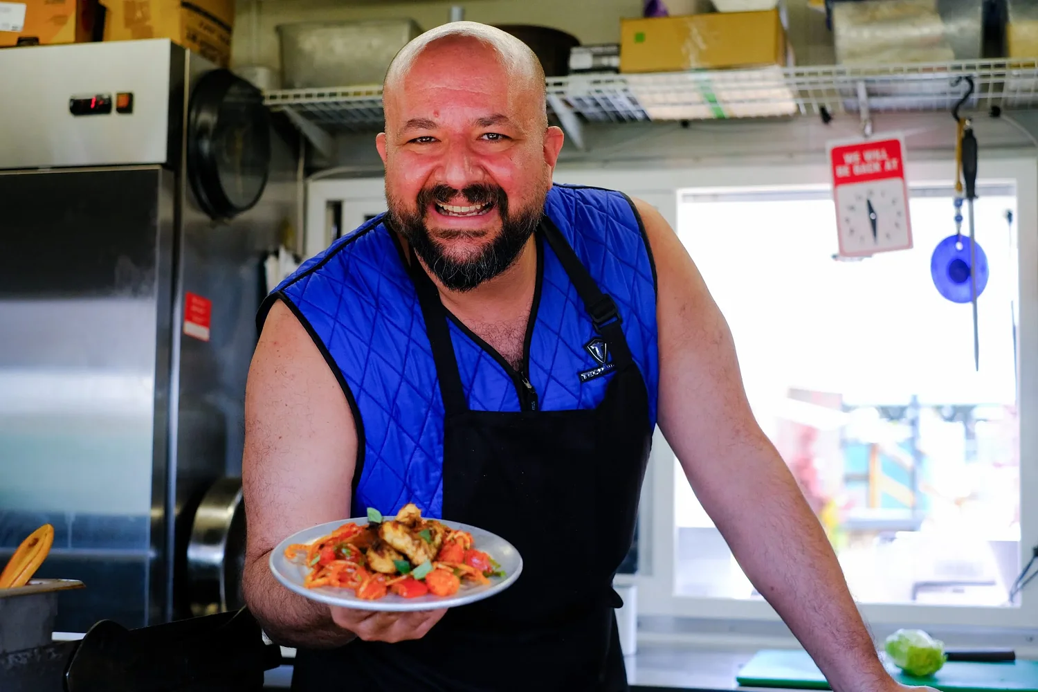 You can get it to-go at this Turkish food truck — but you’d miss half the fun