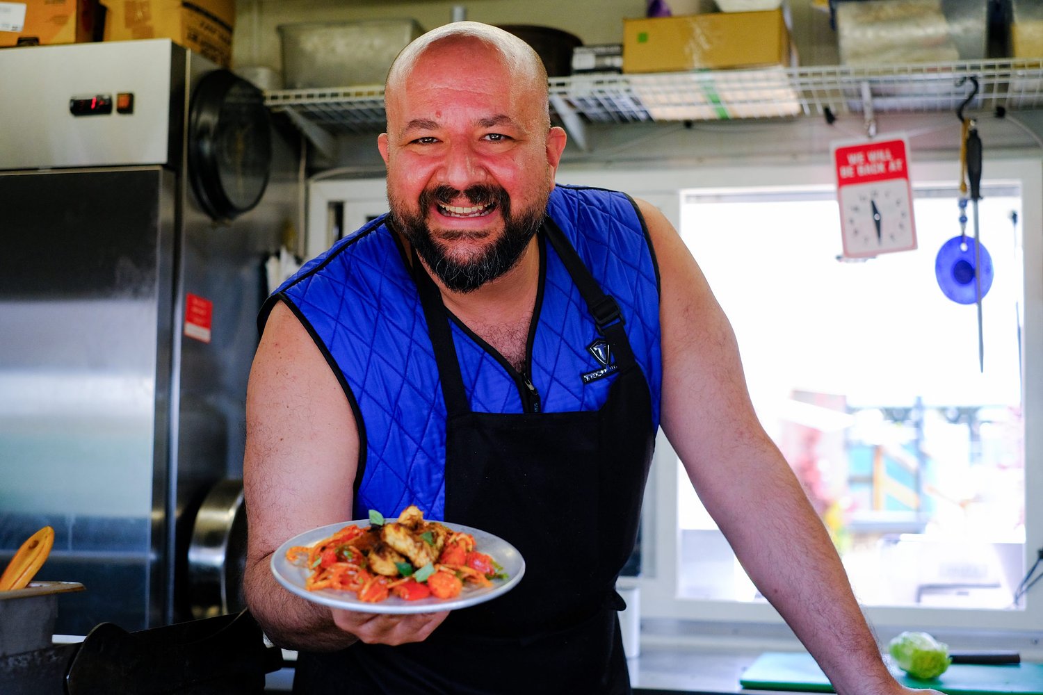 You can get it to-go at this Turkish food truck — but you’d miss a lot of the fun