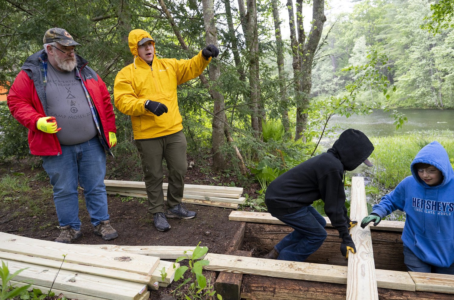 One bridge, many lessons: Eagle Scout project shapes Belchertown teen