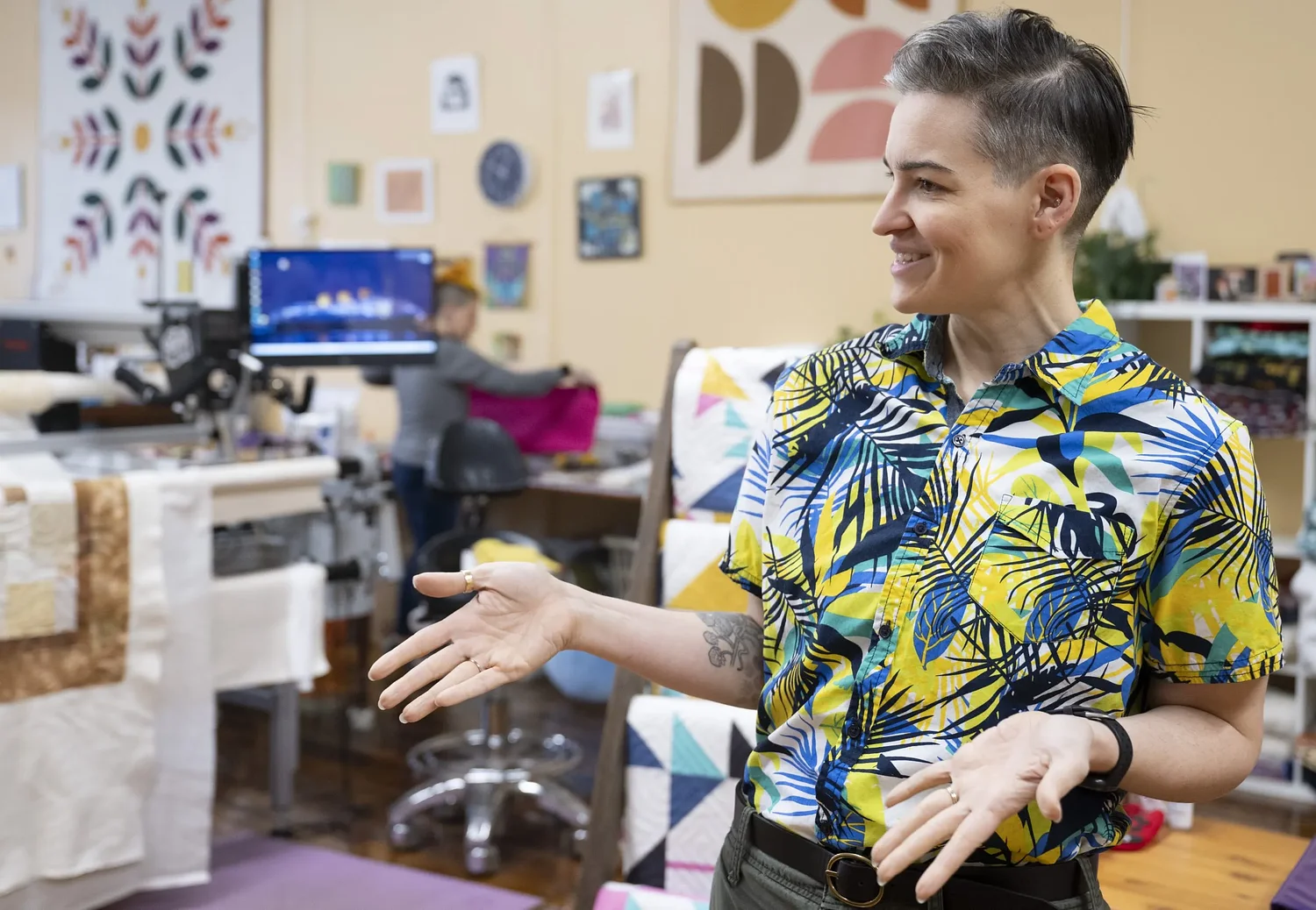 A stitch in inclusion: Hoop and Bee opens doors to all crafters