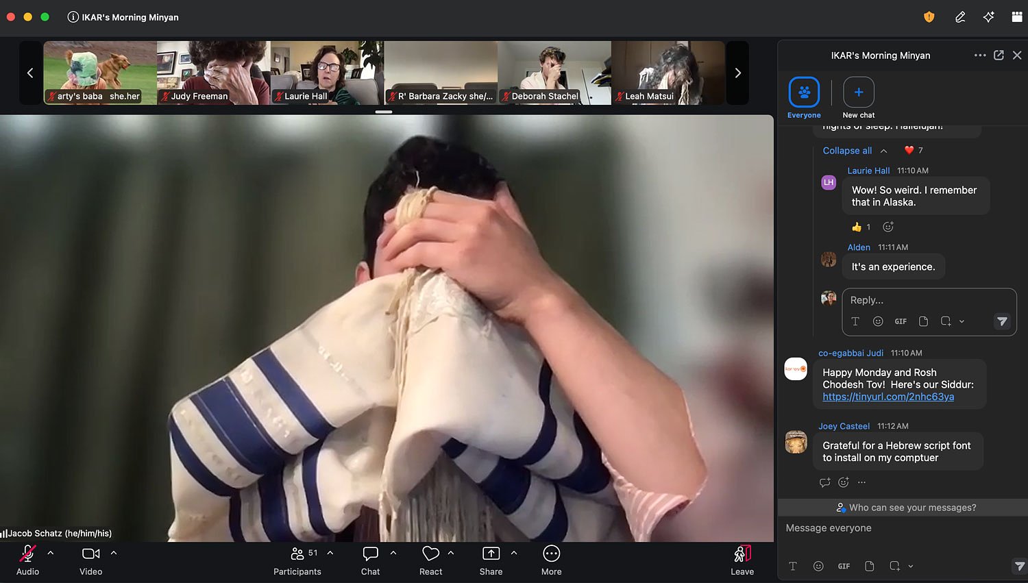 This 8 am Zoom service has become a satellite of love