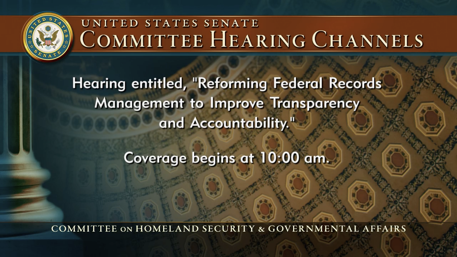 USRTK testifies at U.S. Senate hearing on transparency and accountability