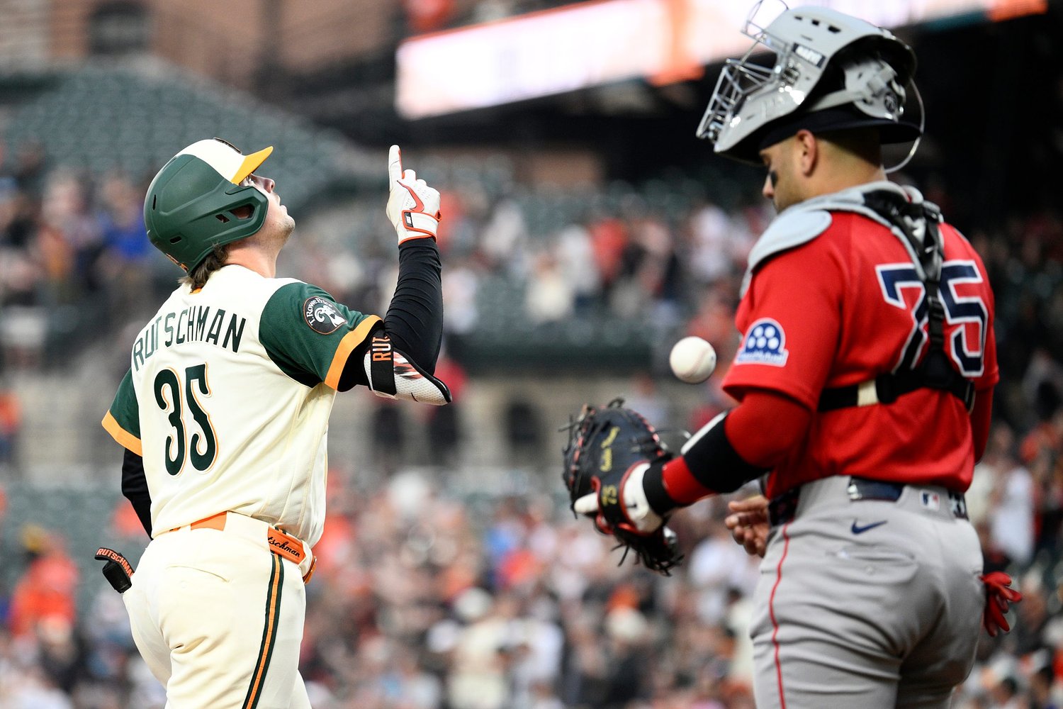 Rutschman's 2 HRs, 6 RBIs power the Orioles to a 10-3 win over the slumping Red Sox