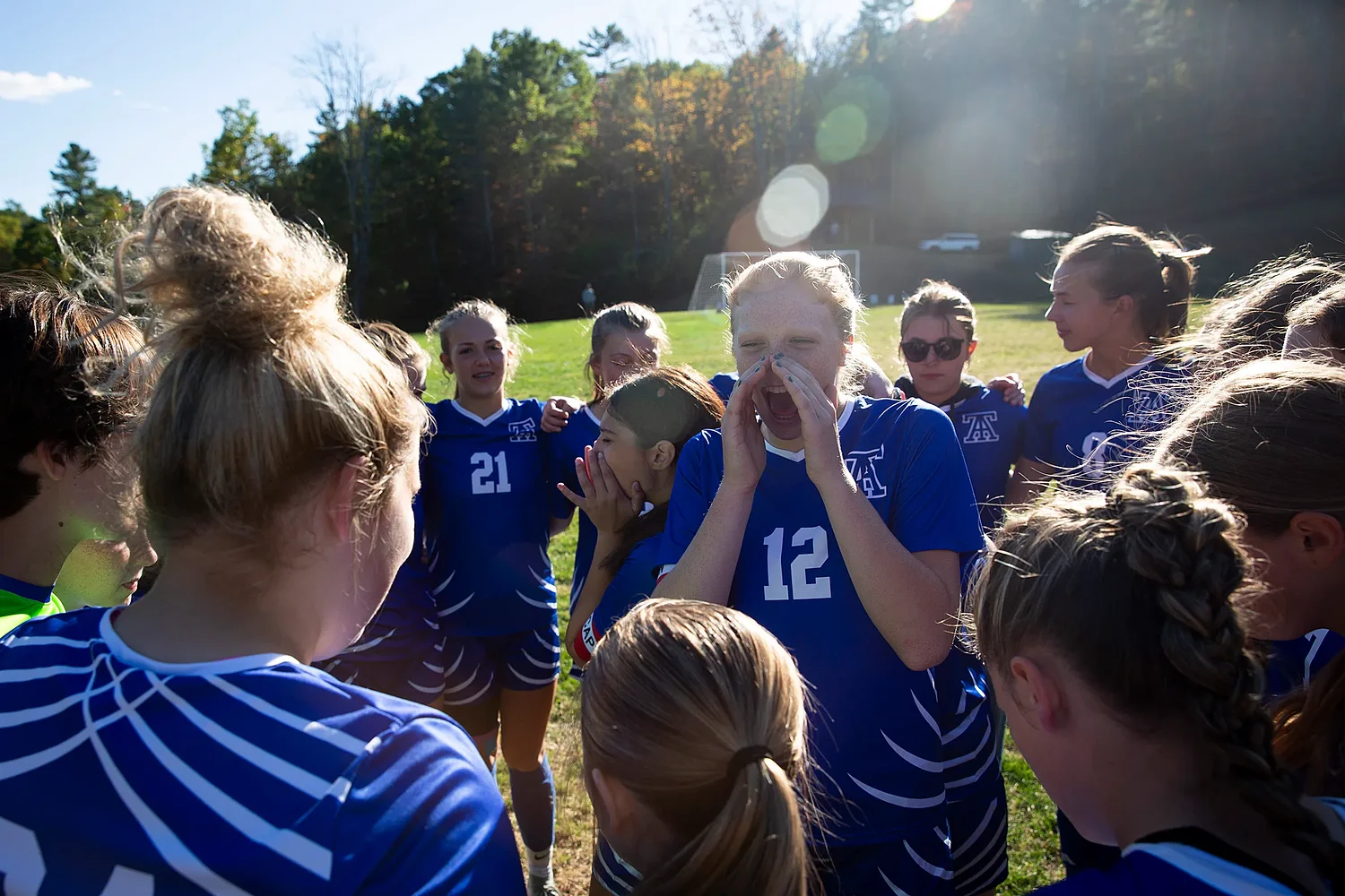 Woodstock girls soccer team triumphs with full roster against Stratton