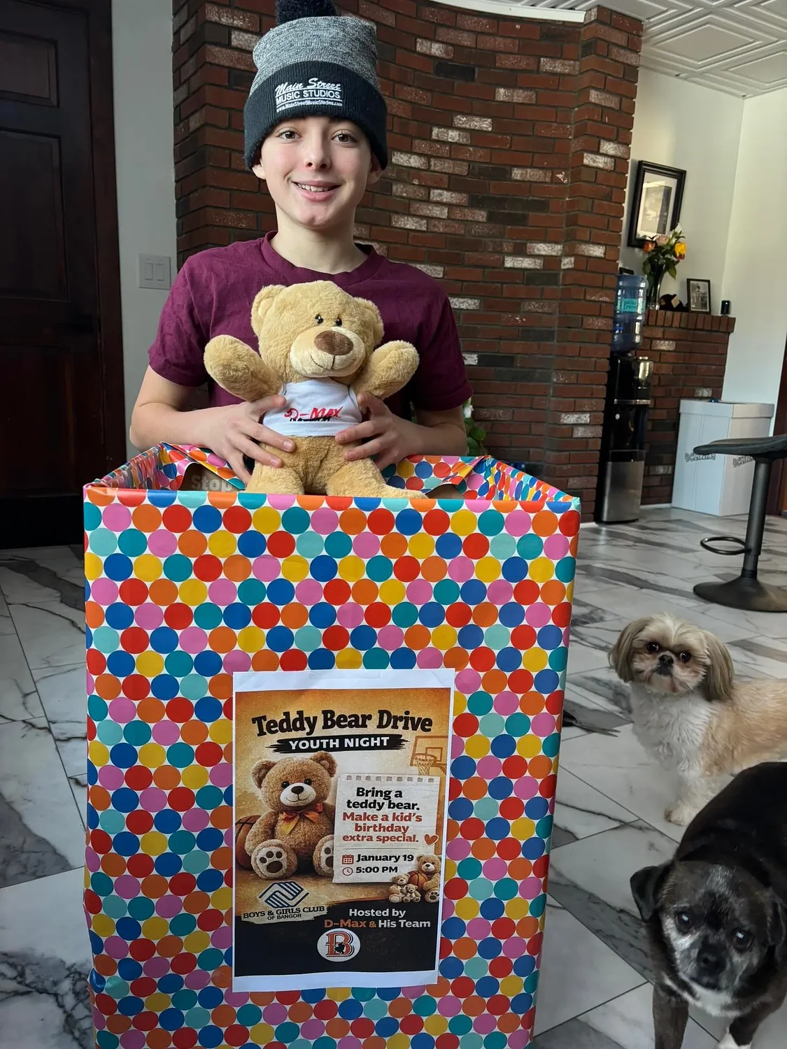 D-Max brings back beloved birthday bear tradition for Boys & Girls Club of Bangor