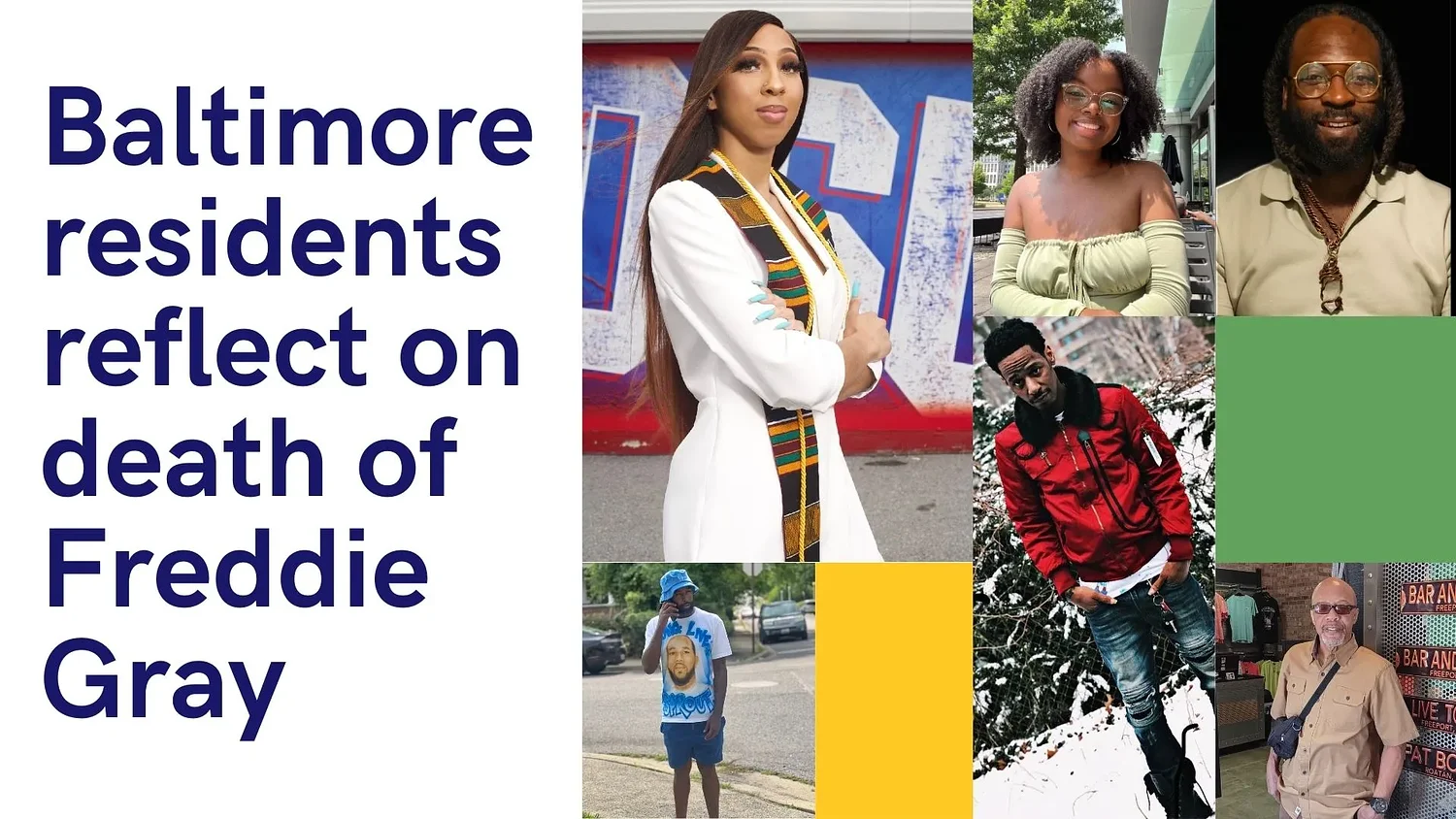 Baltimore residents reflect on death of Freddie Gray