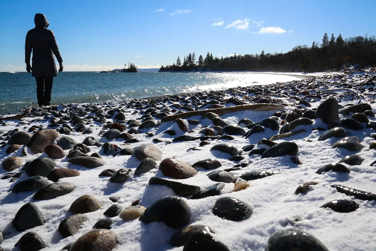 Visiting Roosevelt Campobello International Park in winter