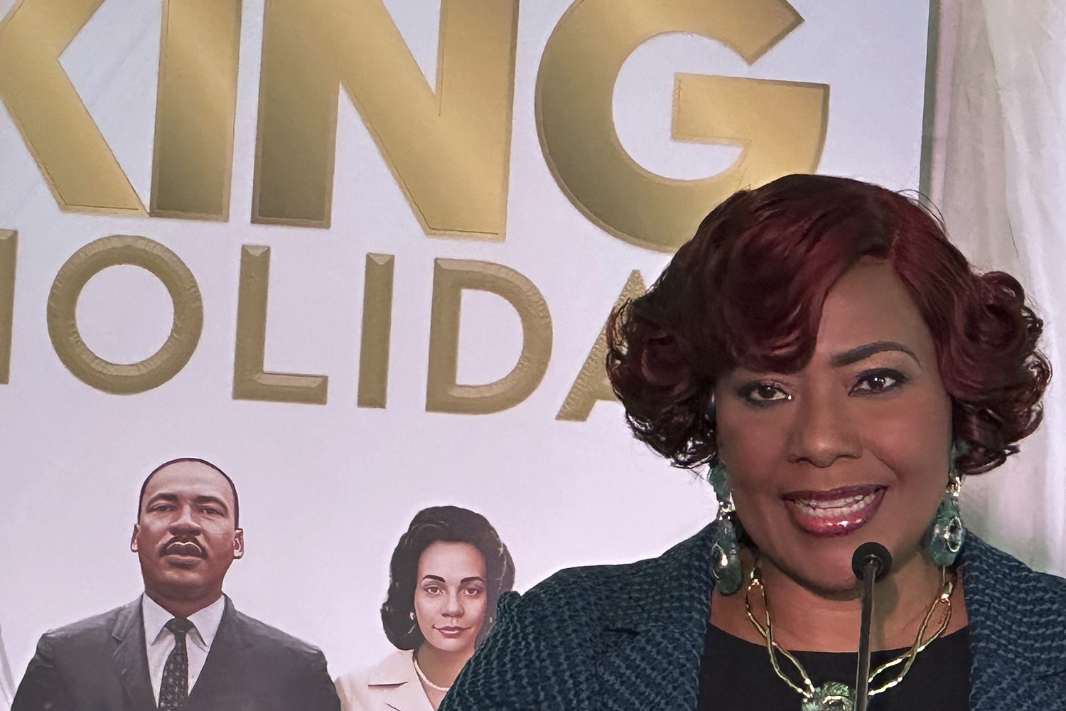 Bernice King urges people to focus on her father’s teachings in 2025