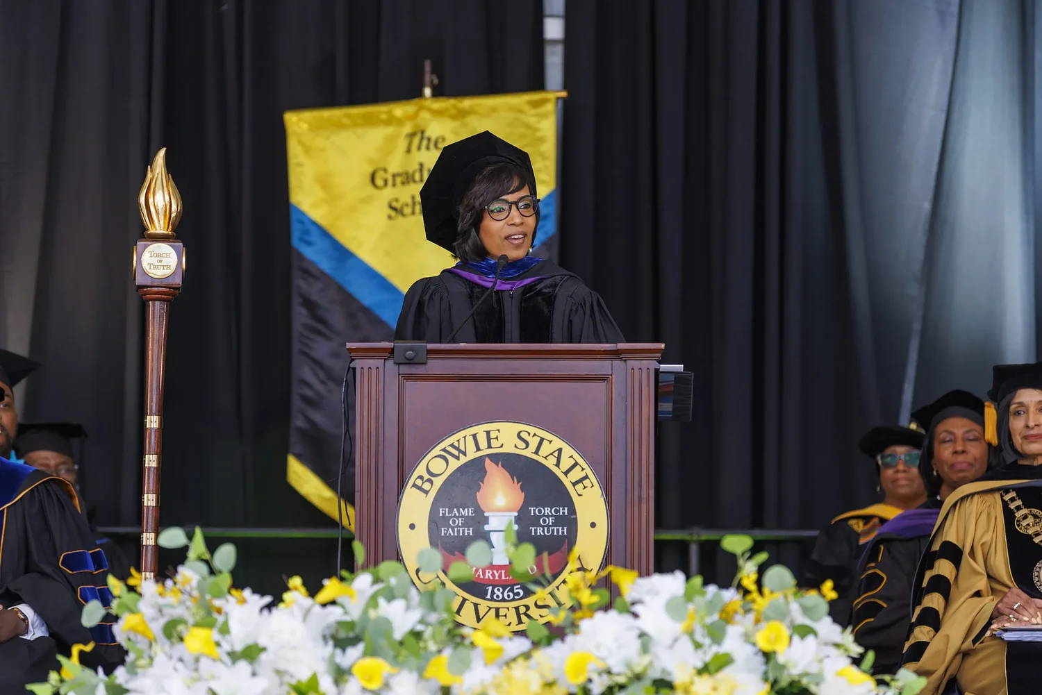 Alsobrooks delivers encouraging, but tough message to Class of 2025