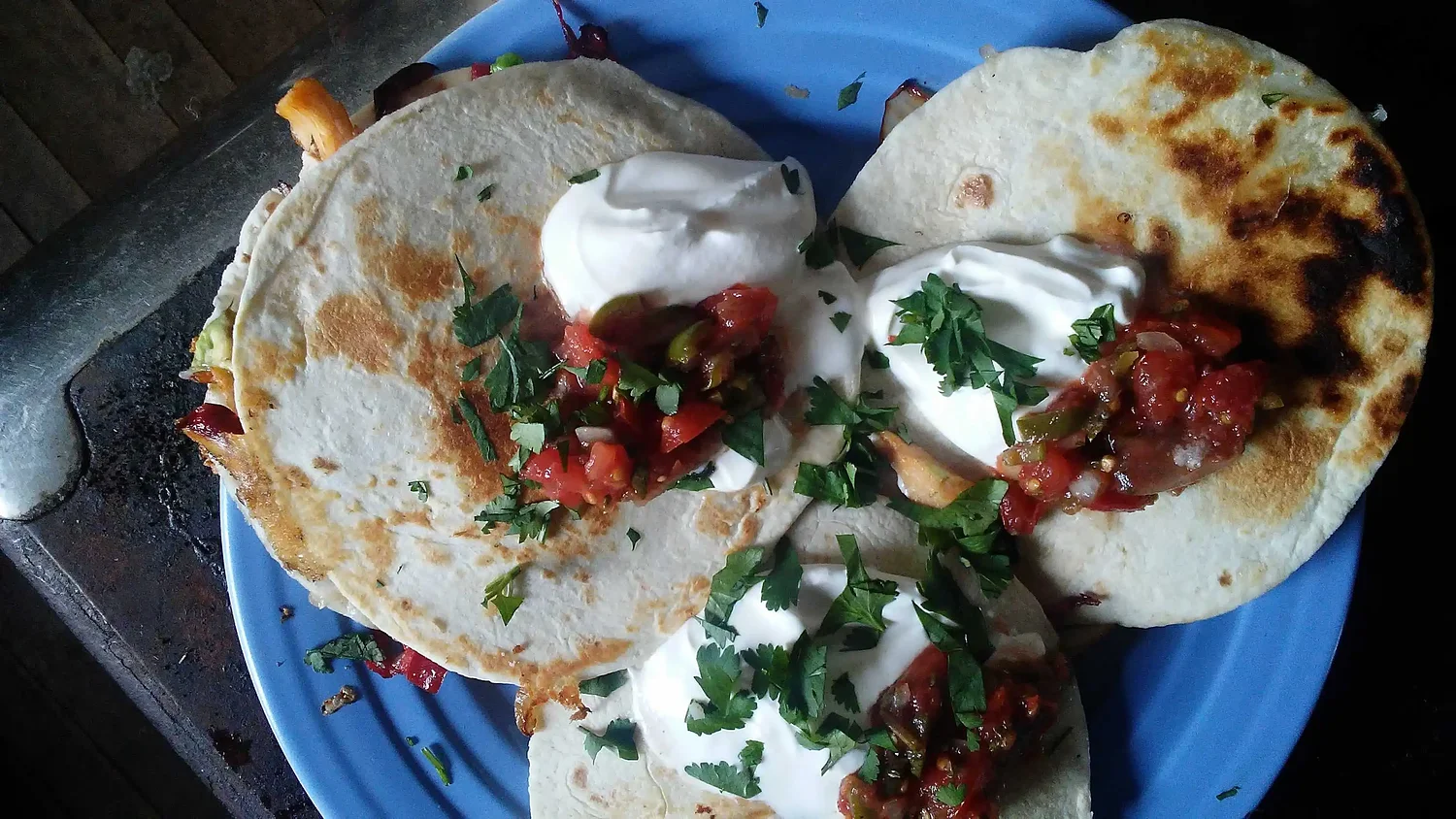 Transform those turkey leftovers into cheesy quesadillas