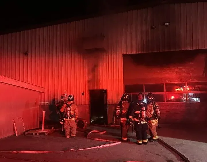 Fire damages trucks at Warner highway department garage