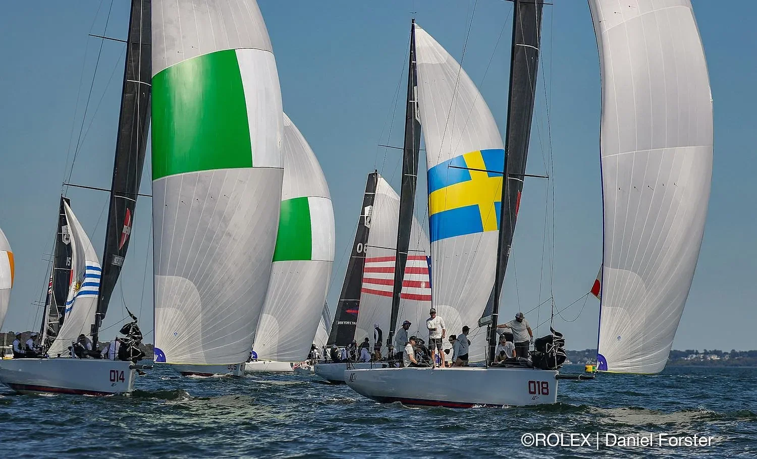 Eastern Yacht Club climbs rankings with strategic ‘reverse rabbit’ move on Day 3 of Rolex NYYC Invitational Cup