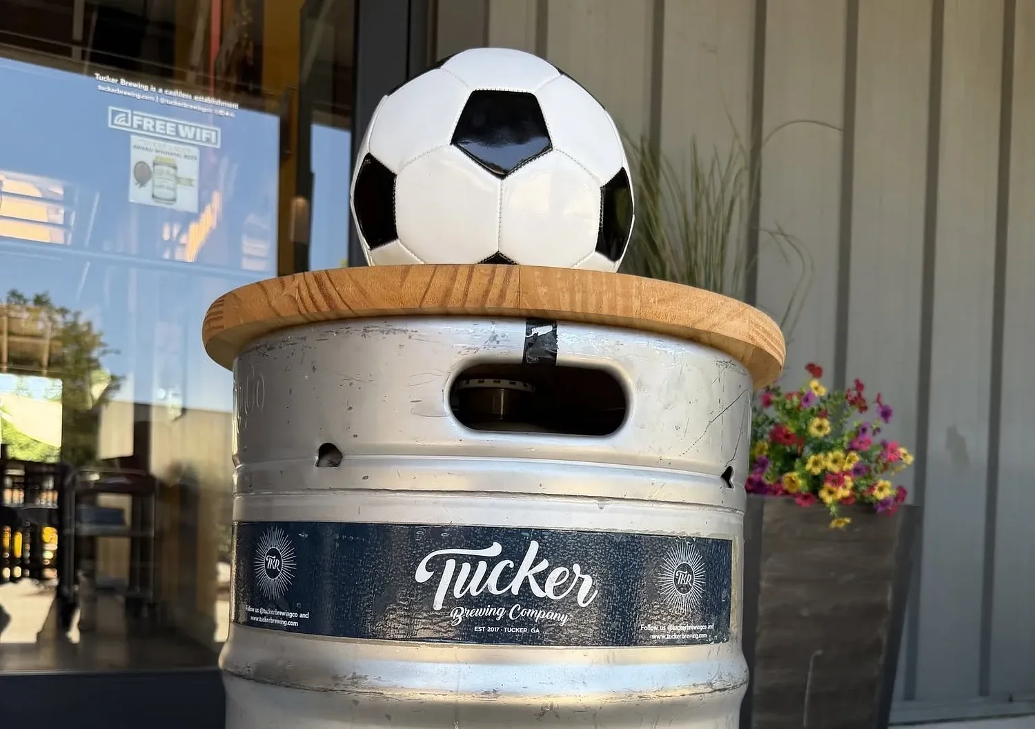 Tucker celebrates the FIFA World Cup 