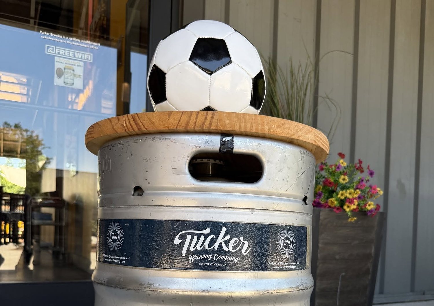 Tucker celebrates the FIFA World Cup 