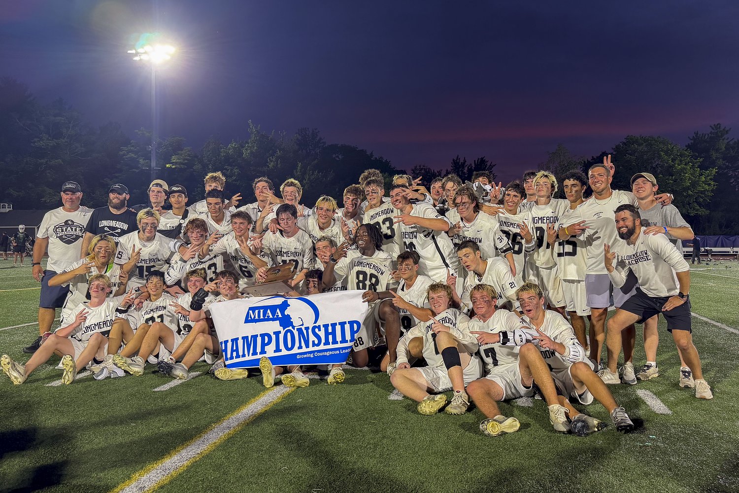 Longmeadow defense dominates in boys lacrosse D-II final, wins 22nd title in program history