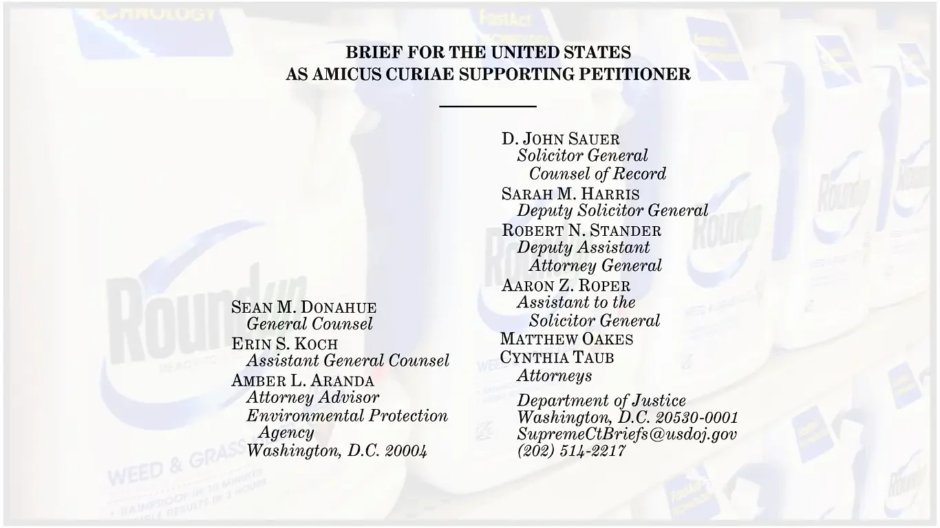 Trump administration asks Supreme Court to back Bayer again, aided by officials who came from Bayer’s law firms  