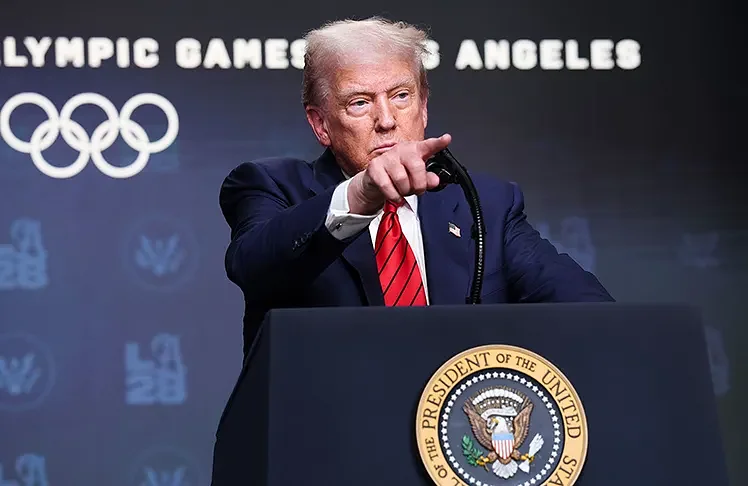 Trump Says He Wants Strong Testing To Keep Transgender Athletes Out Of Women’s Sports At 2028 Olympics