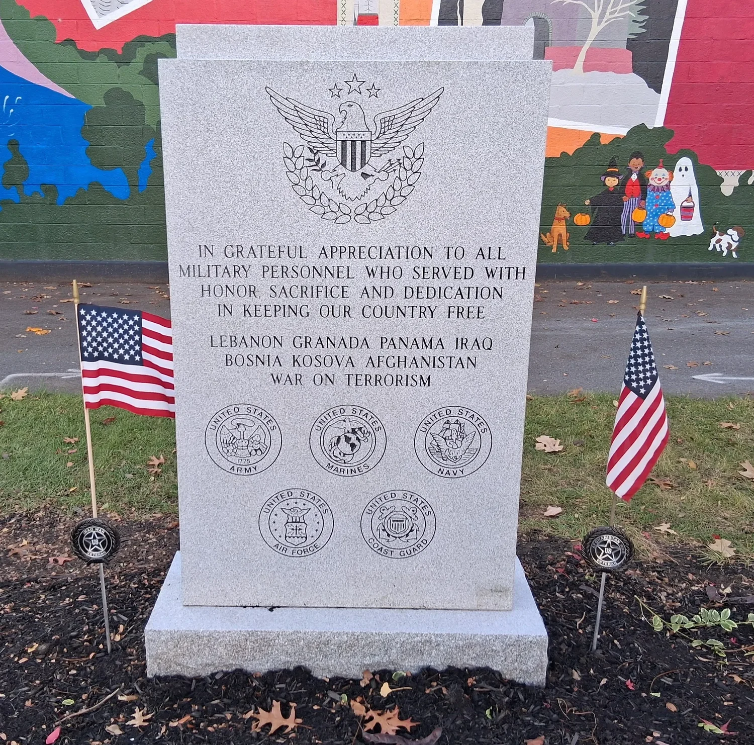 Misspelling on Greenfield’s new veterans monument expected to be fixed in spring