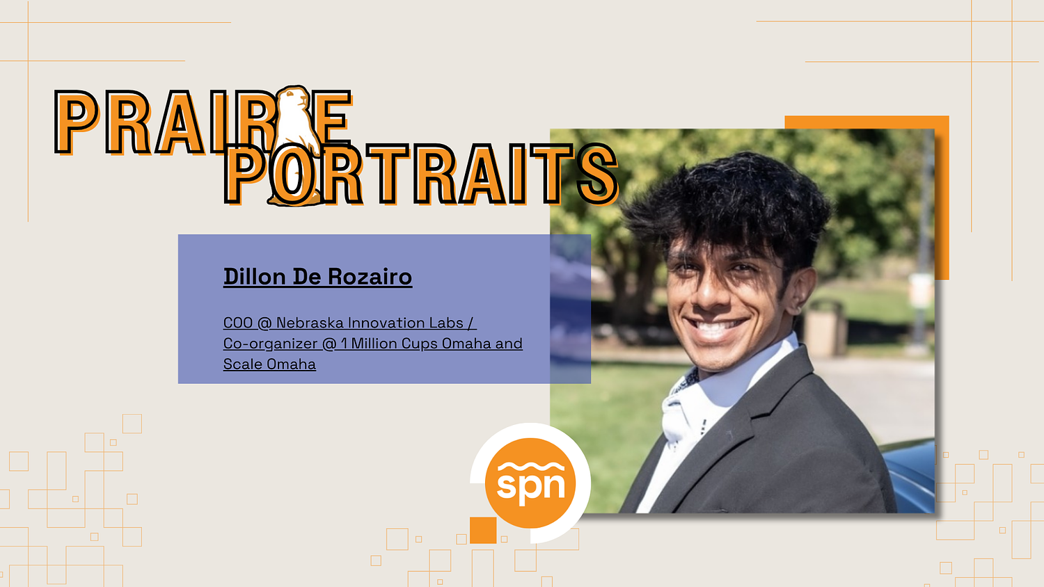 Prairie Portraits: Dillon De Rozairo