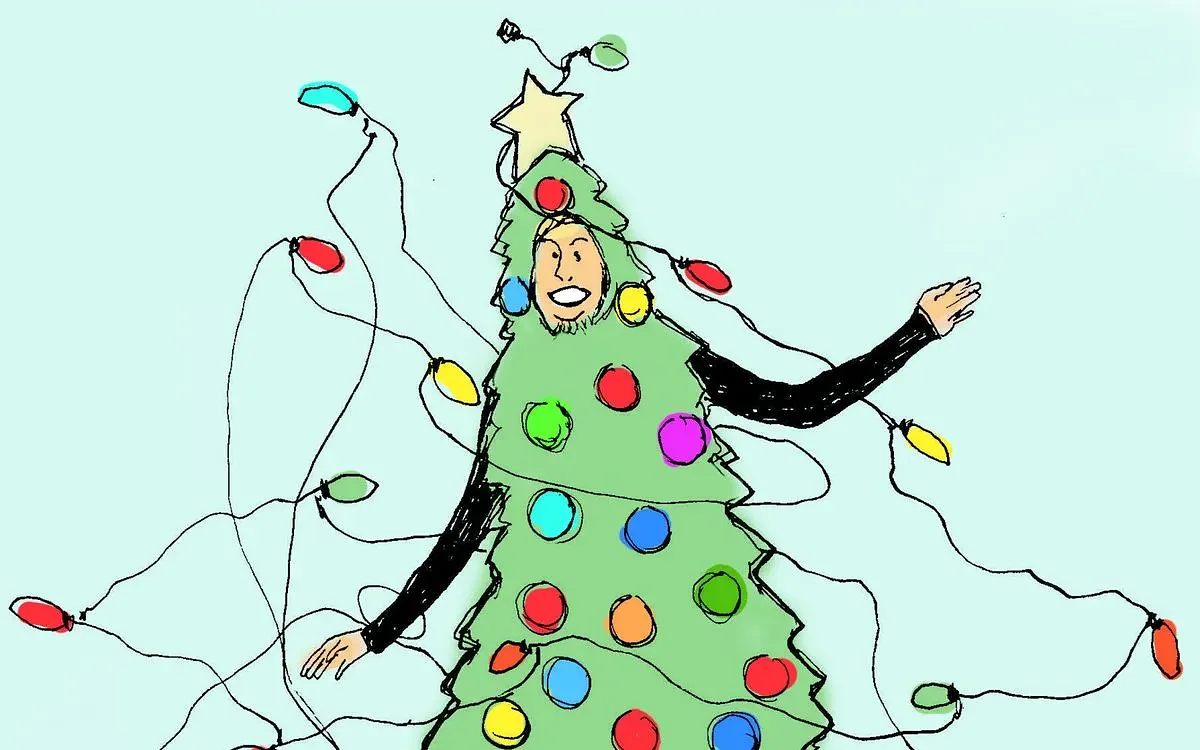 Perfection, in Christmas trees and life, is a matter of perspective