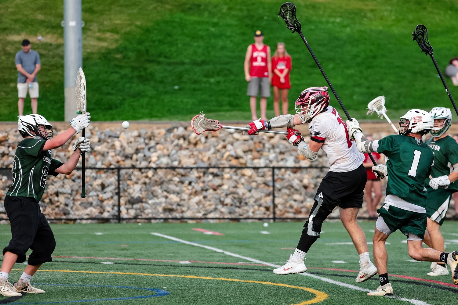 Lacrosse semis: Coe-Brown's Frye overcomes injury, leads team to win over Hopkinton