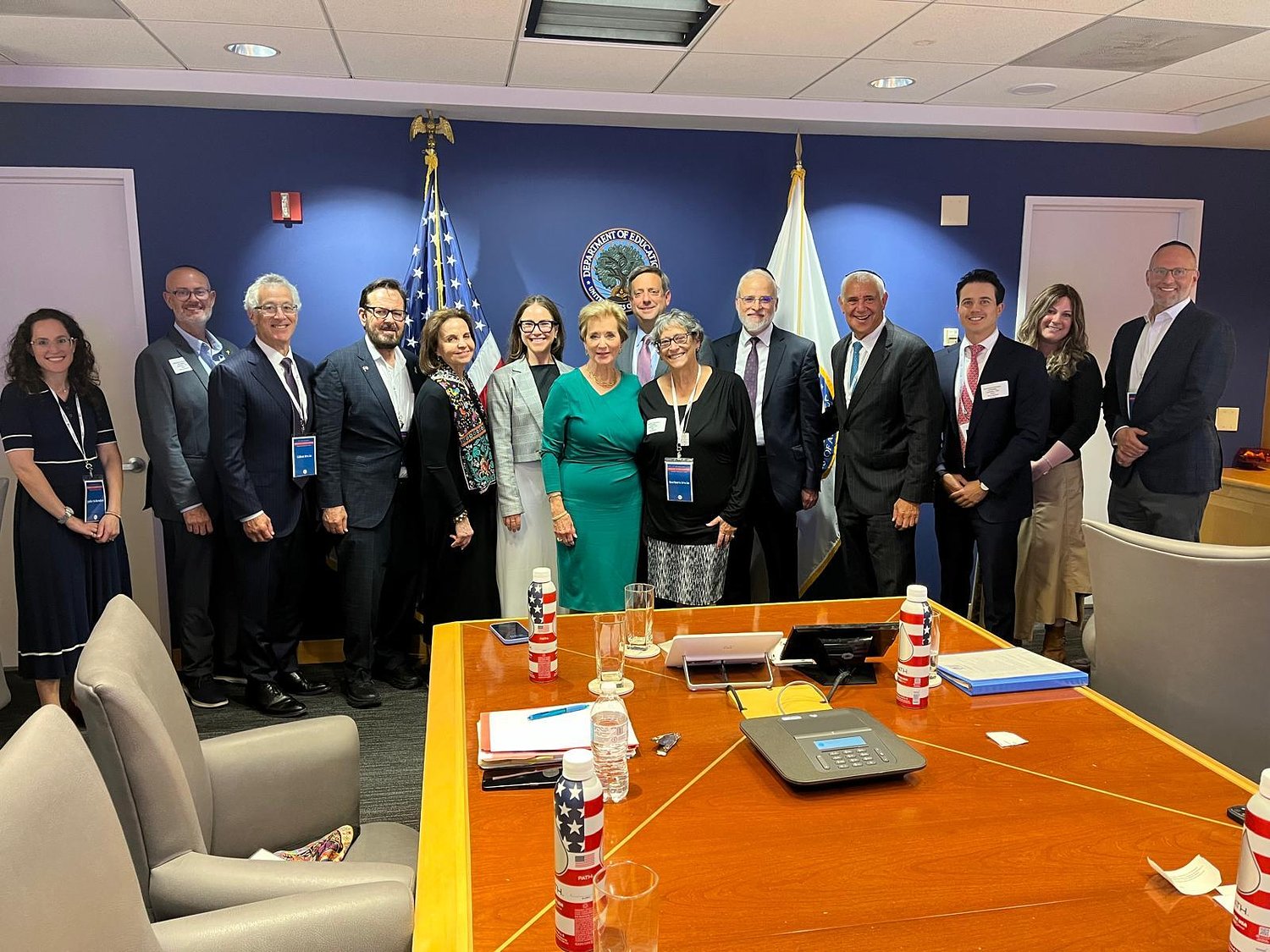 Orthodox Union leaders press Education Secretary McMahon for concrete changes at universities