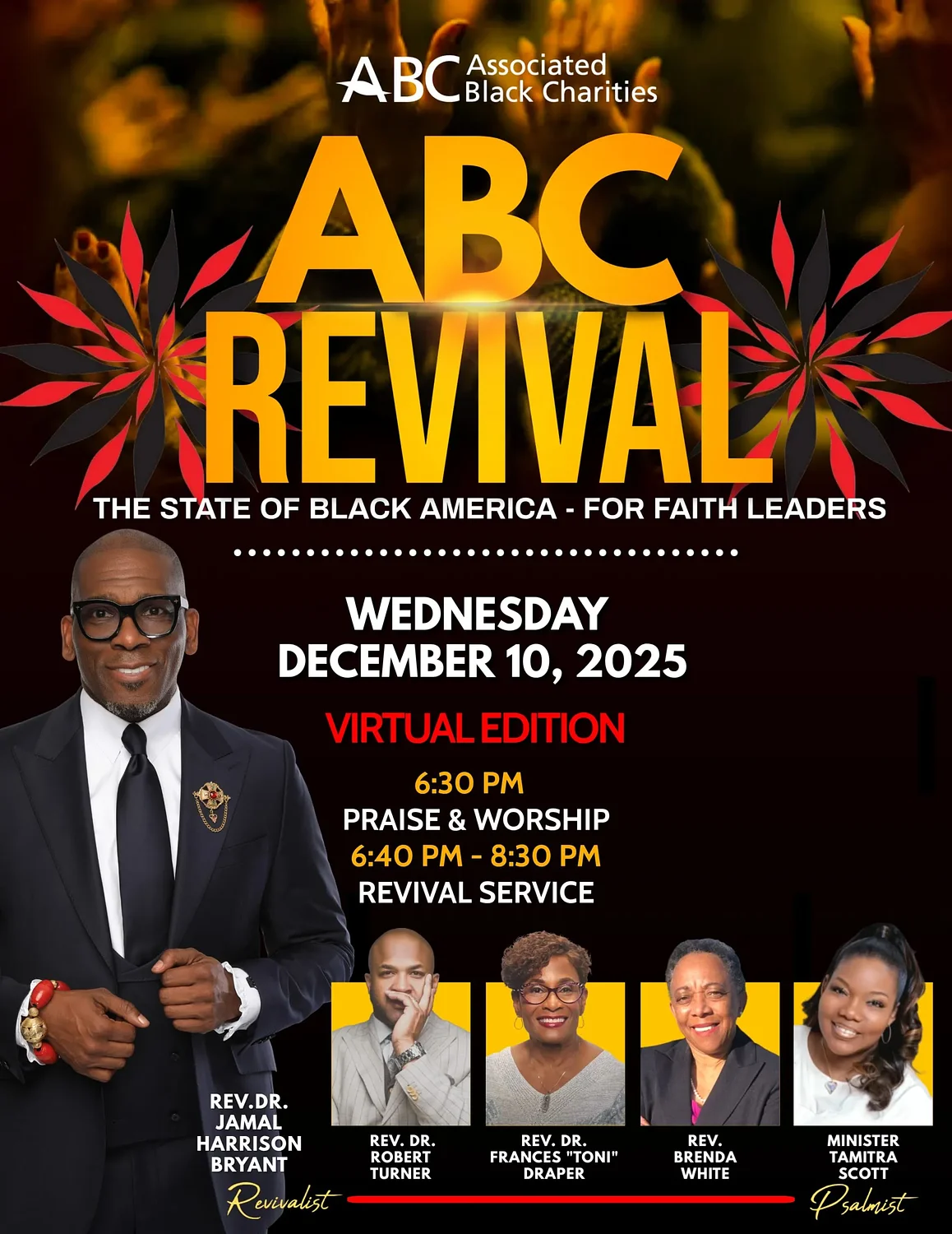 Associated Black Charities announces the state of Black America: A national virtual revival for faith leaders, activists and community