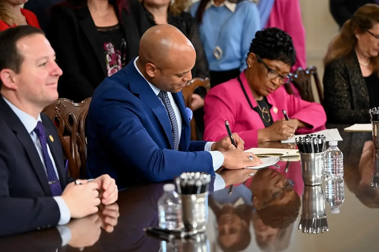 Gov. Moore holds first bill signing of 2025 with focuses on workforce growth