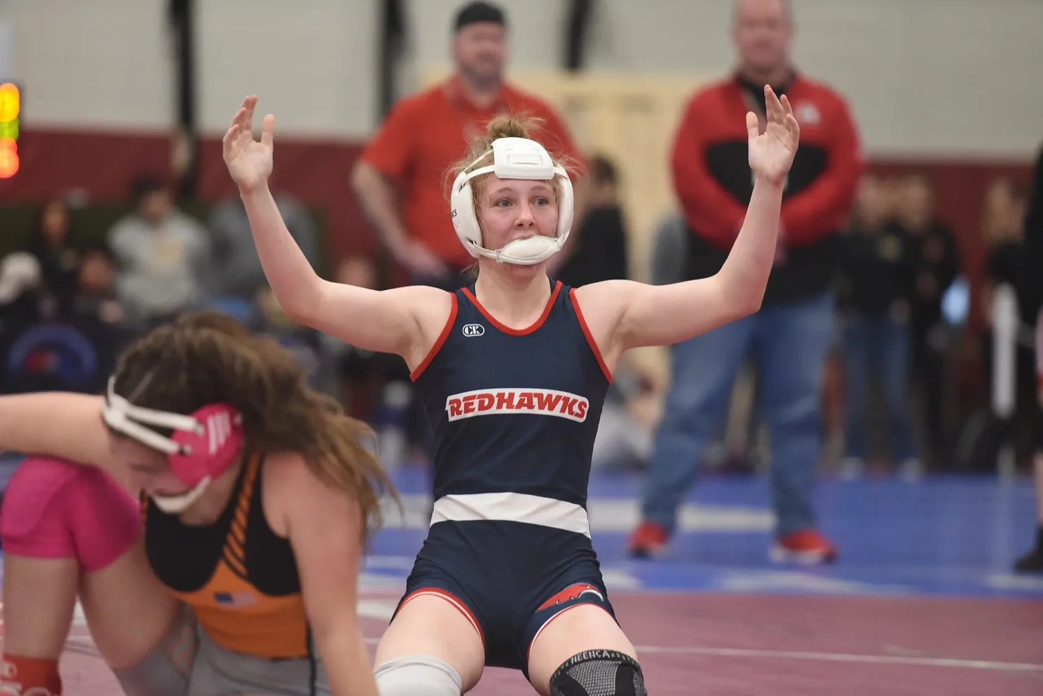 Wrestling: Frontier’s Antes and Franklin Tech’s Laffond crowned at MIAA Division 3 State Championships
