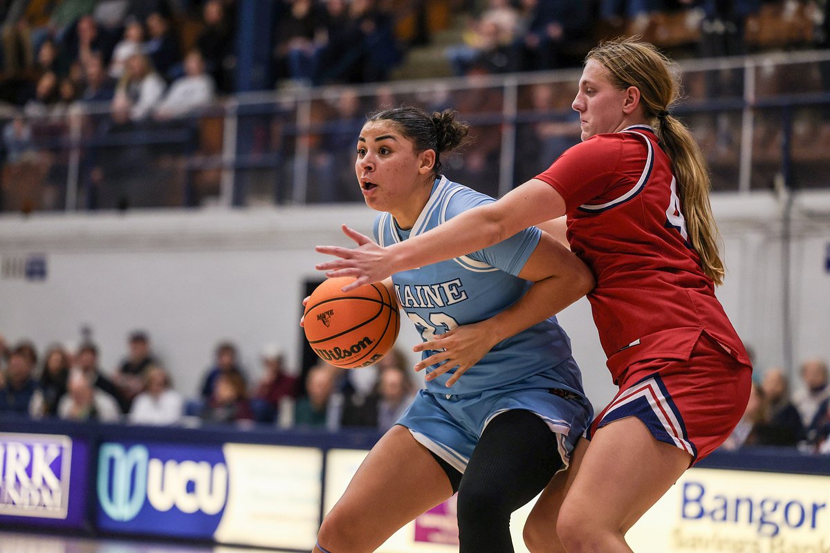 Late basket gives UMaine women’s basketball a win over Albany