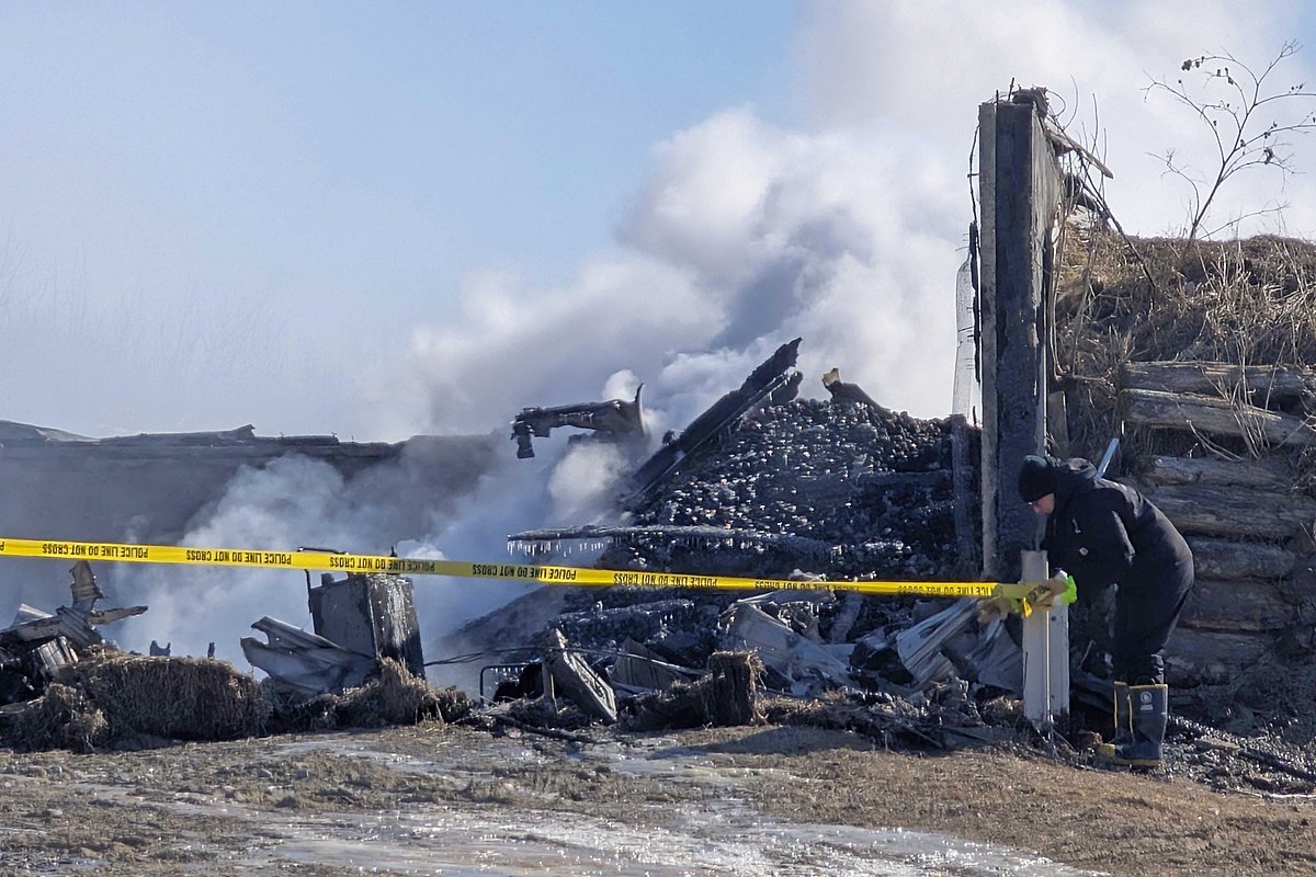 Potato storage building in Limestone decimated by fire