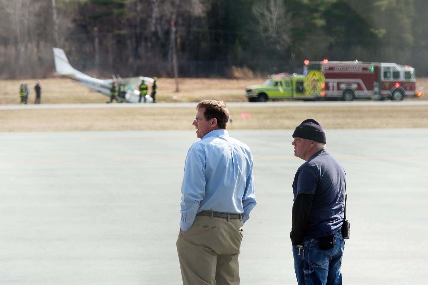 No injuries in landing gear collapse at Lebanon Airport