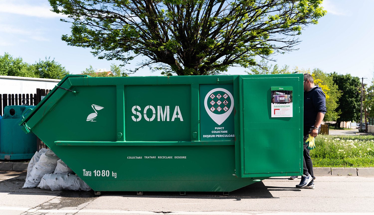Soma colectează gratuit deșeurile periculoase în Sibiu, între 5 și 9 octombrie. Programul celor 10 puncte